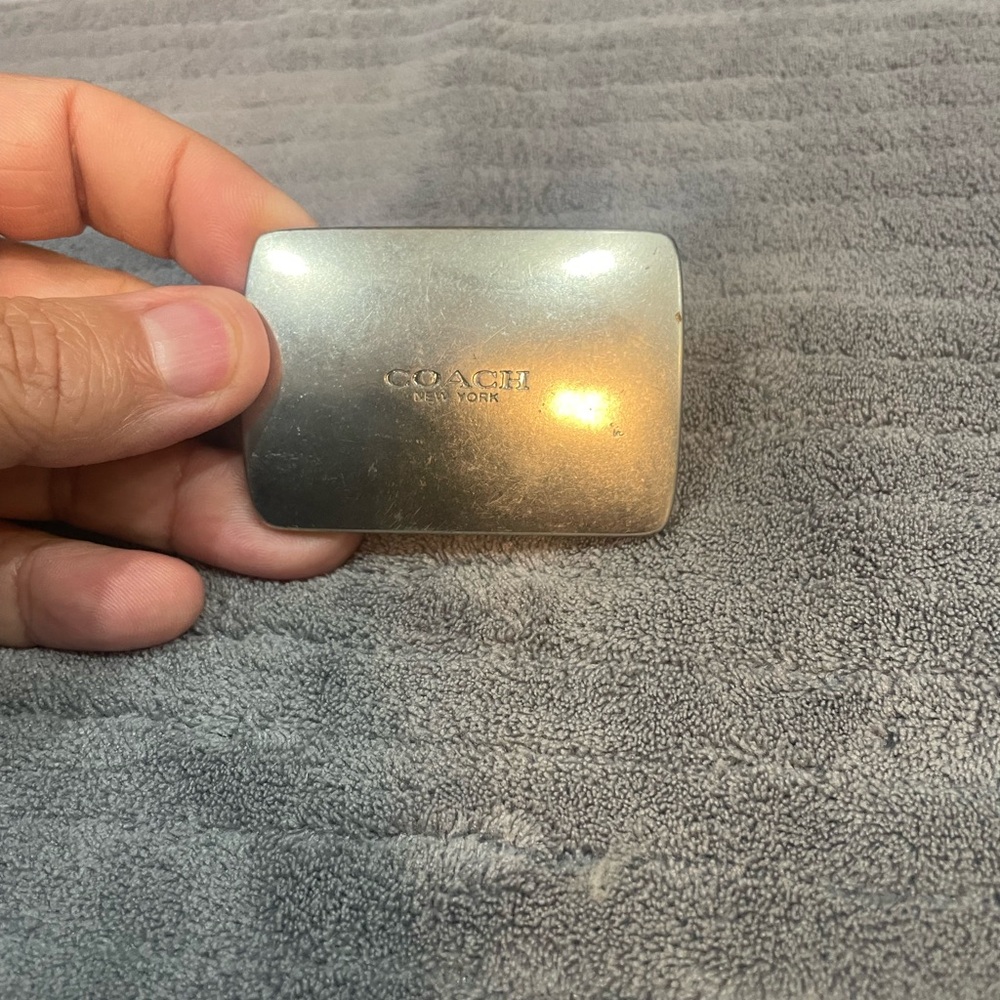 Coach Silver Compact Case - Picture 6 of 6